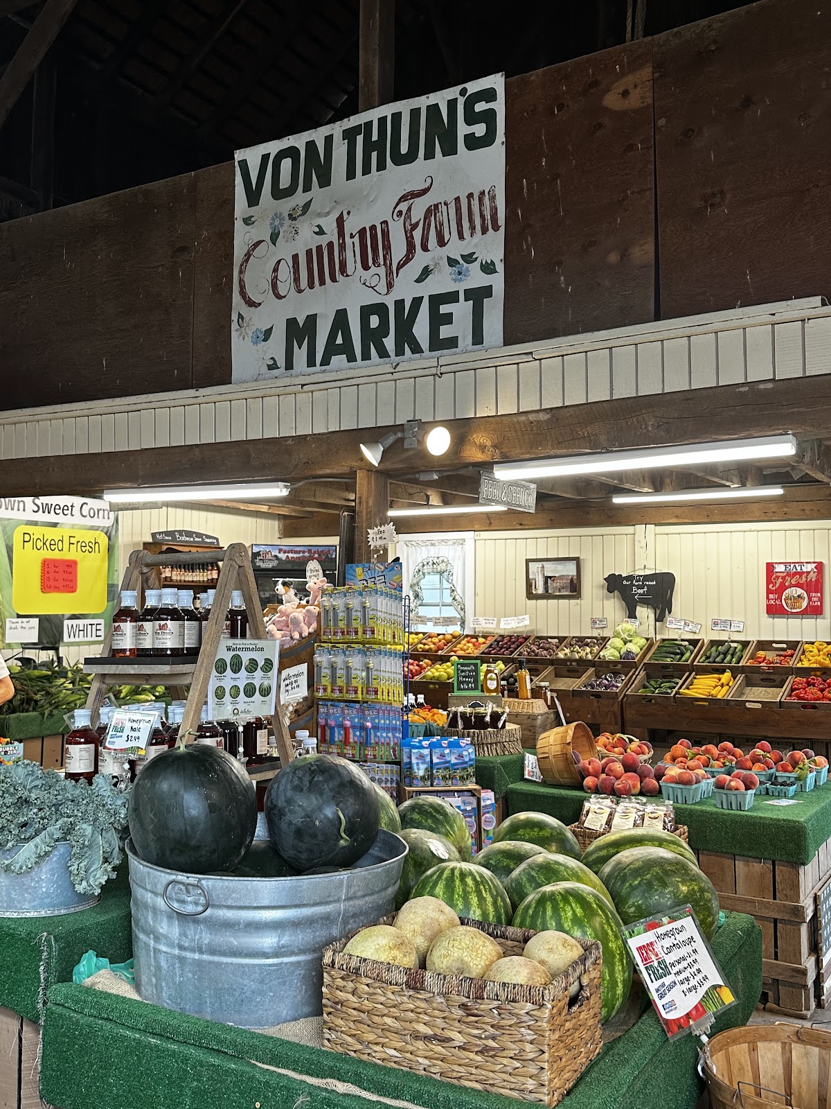 Von Thun’s Country Farm Market apple orchard in South Brunswick, New Jersey