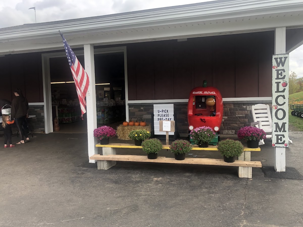 Roanoke Apple Farms apple orchard in Town of Stafford, New York