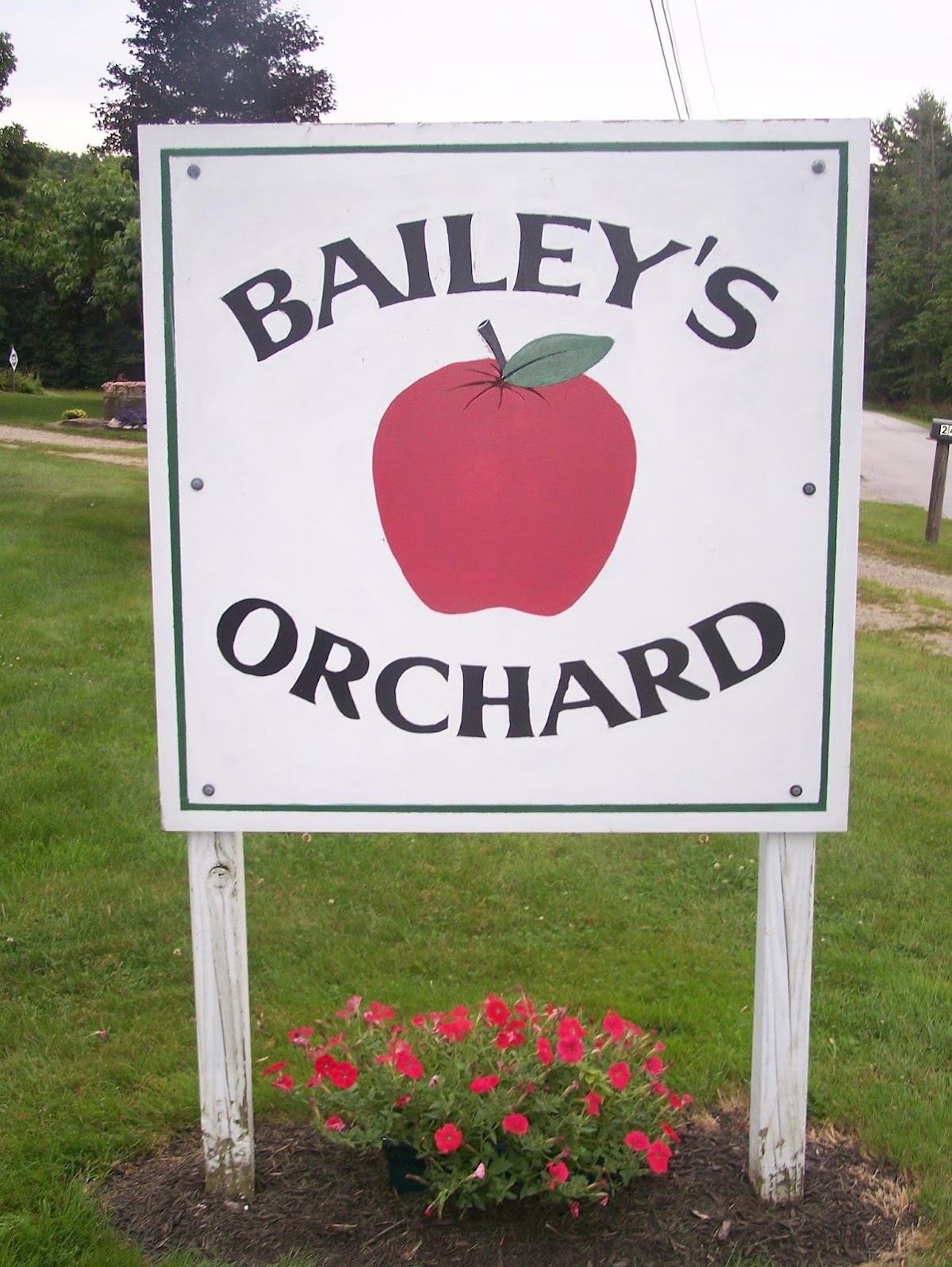 Bailey's Orchard apple orchard in Whitefield, Maine