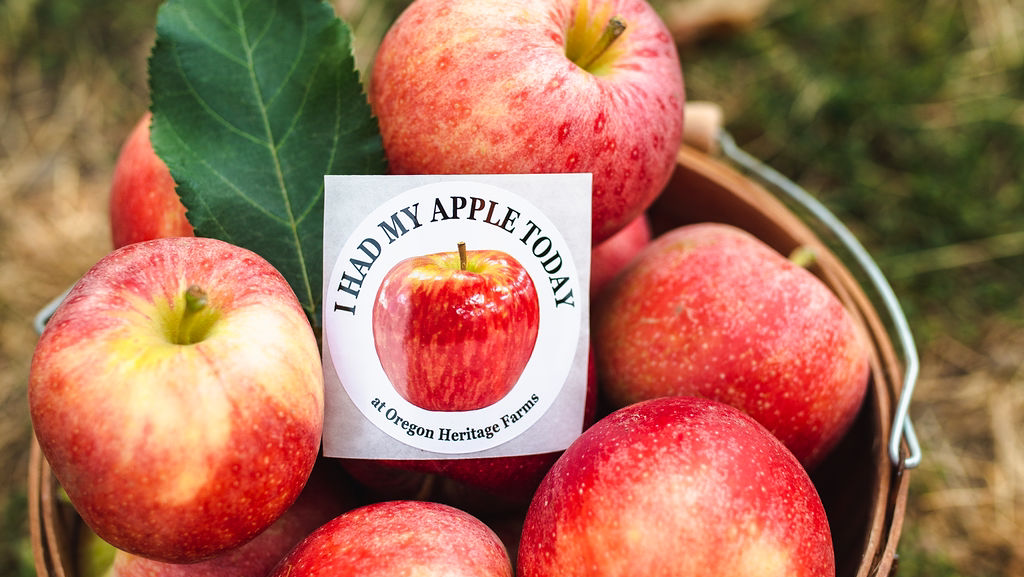 Oregon Heritage Farms apple orchard in Hillsboro, Oregon