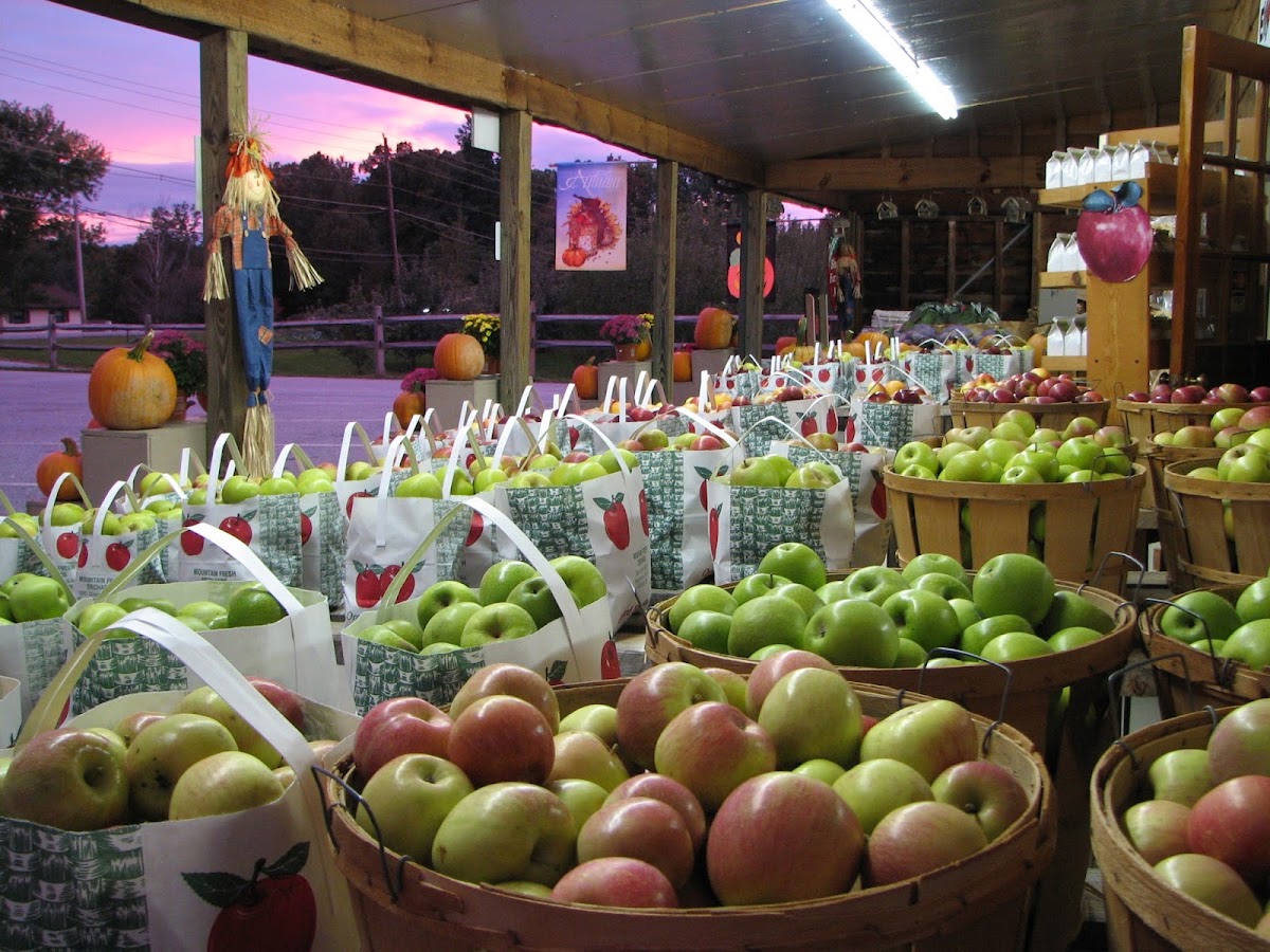 Mountain Fresh Orchard apple orchard in Hendersonville, North Carolina