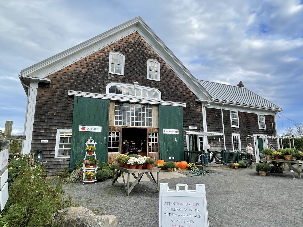 Russell Orchards apple orchard in Ipswich, Massachusetts