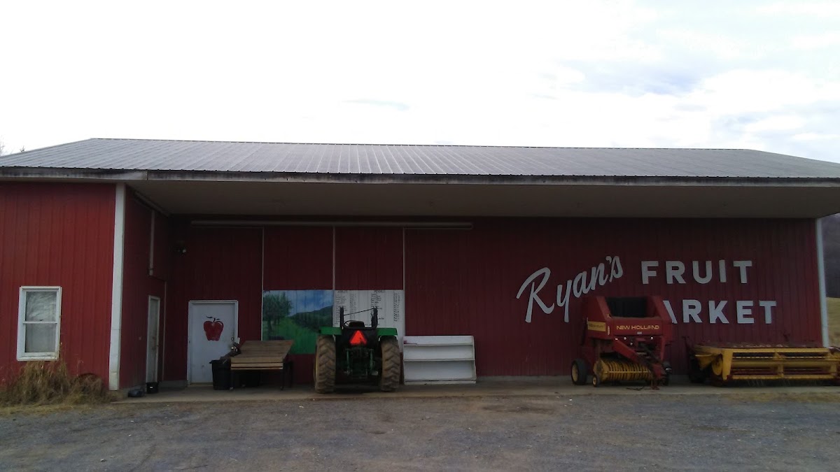 Ryan's Fruit Market apple orchard in Timberville, Virginia