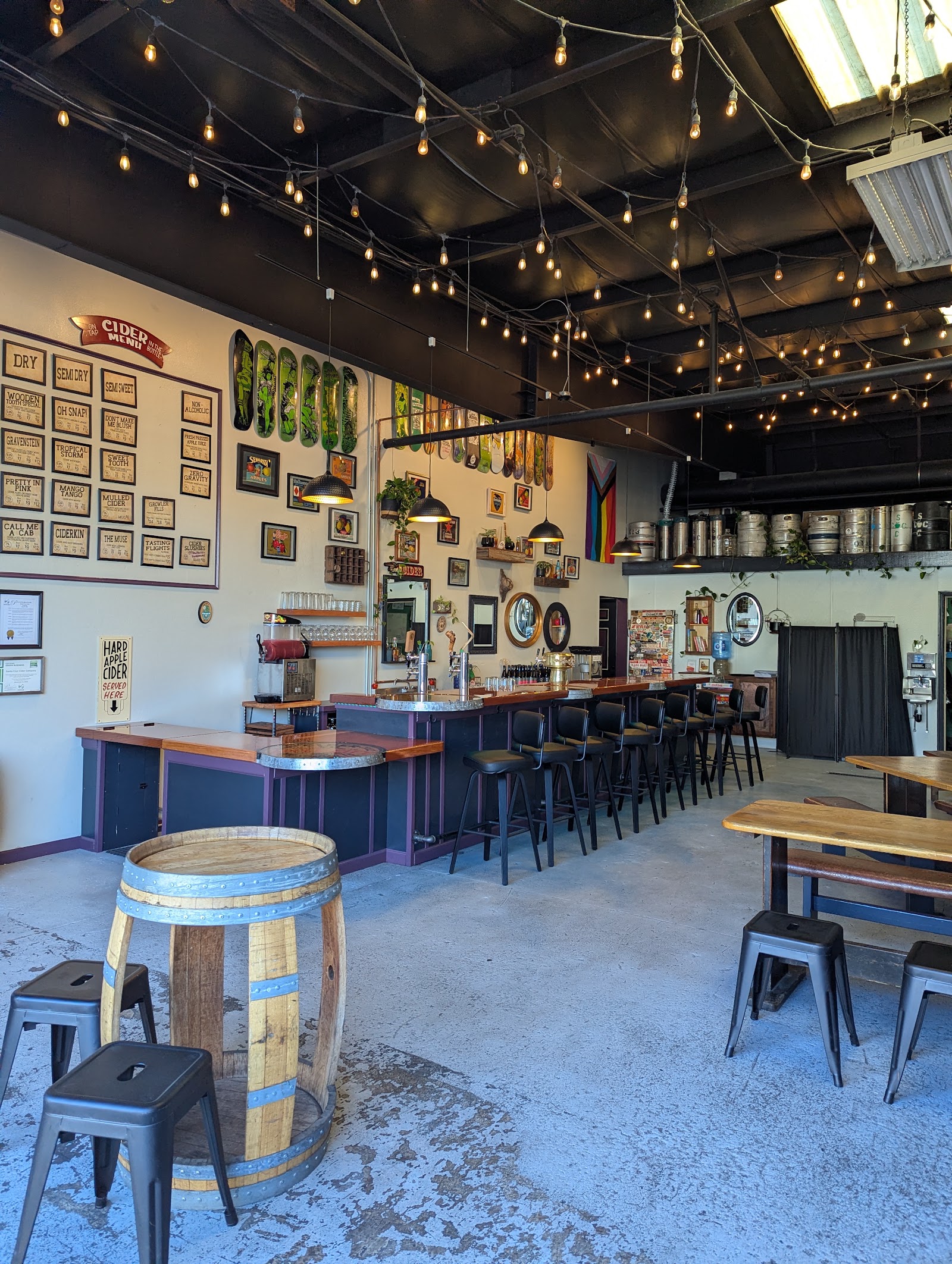 Santa Cruz Cider Company apple orchard in Watsonville, California