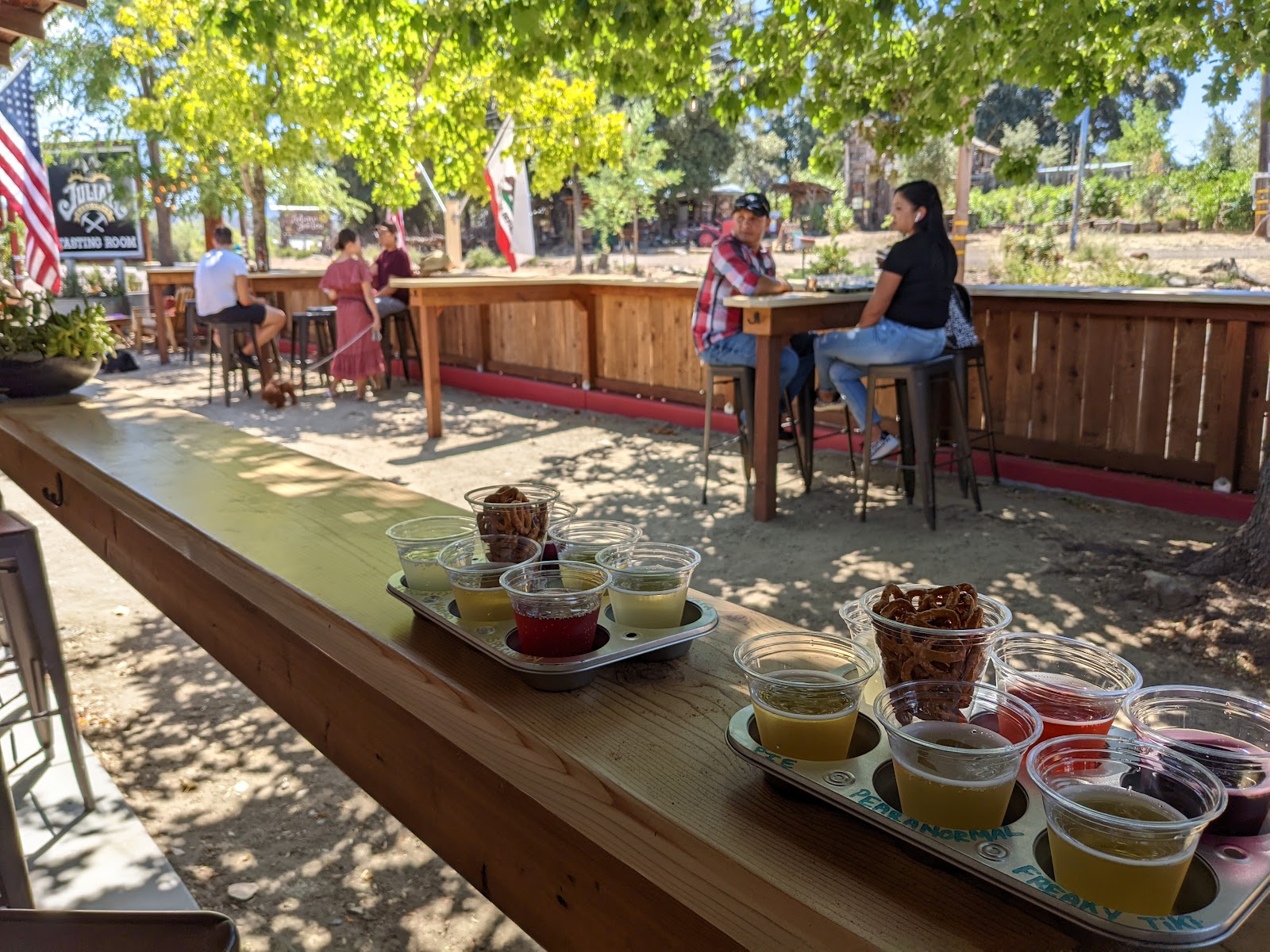 Julian Hard Cider apple orchard in Julian, California