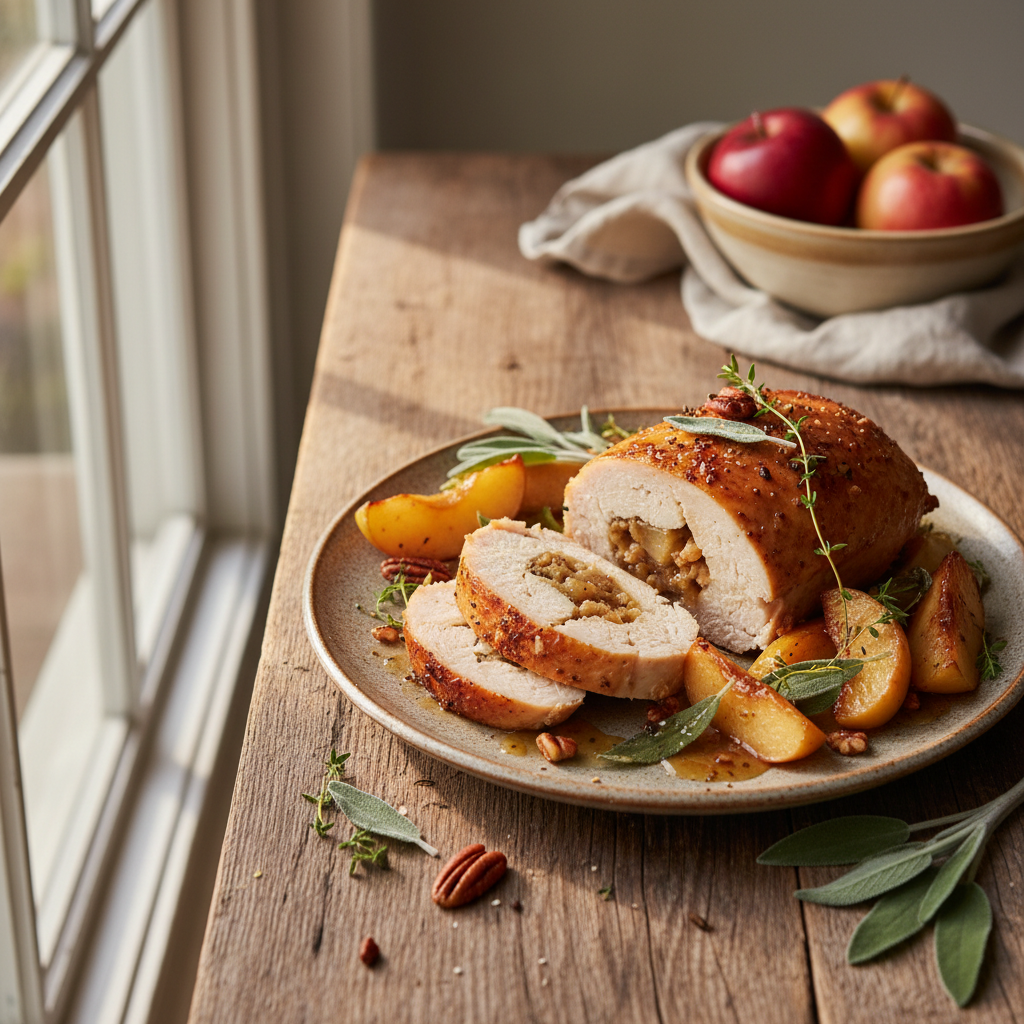 Apple and Sage Stuffed Chicken