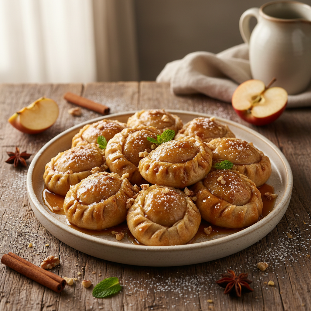 Apple Dumplings in Cinnamon Sauce