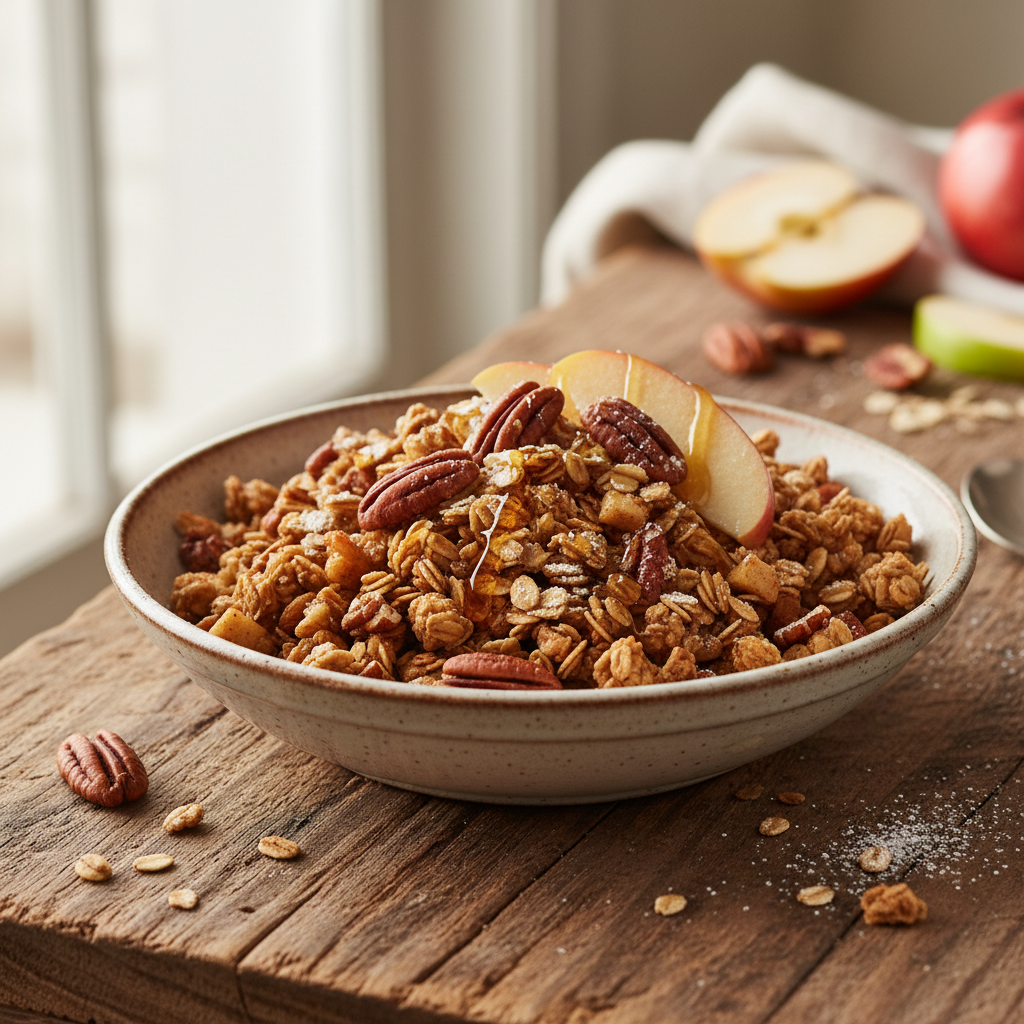 Apple Pecan Granola