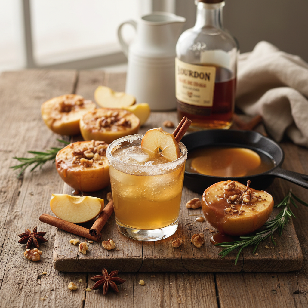 Bourbon Apple Cider Cocktail