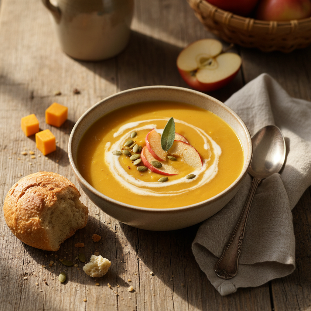 Butternut Squash and Apple Soup