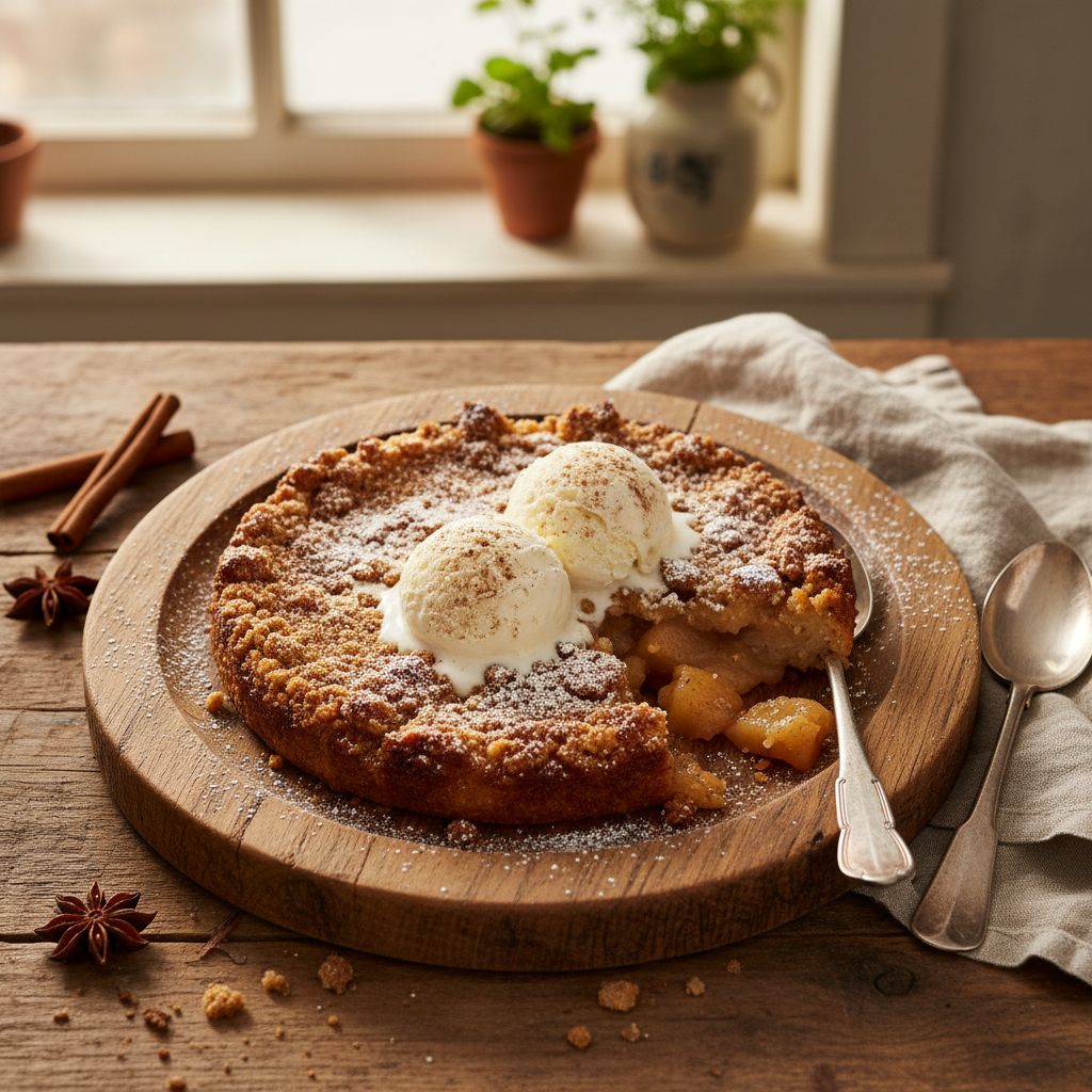 Old-Fashioned Apple Crumble